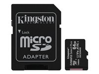 Kingston Canvas Select Plus - Tarjeta de memoria flash (adaptador microSDXC a SD Incluido) - 512 GB - A1 / Video Class V30 / UHS Class 3 / Class10 - microSDXC UHS-I