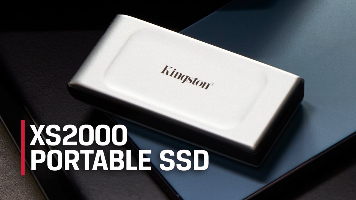Kingston XS2000 - SSD - 4 TB - externo (portátil) - USB 3.2 Gen 2x2 (USB-C conector)