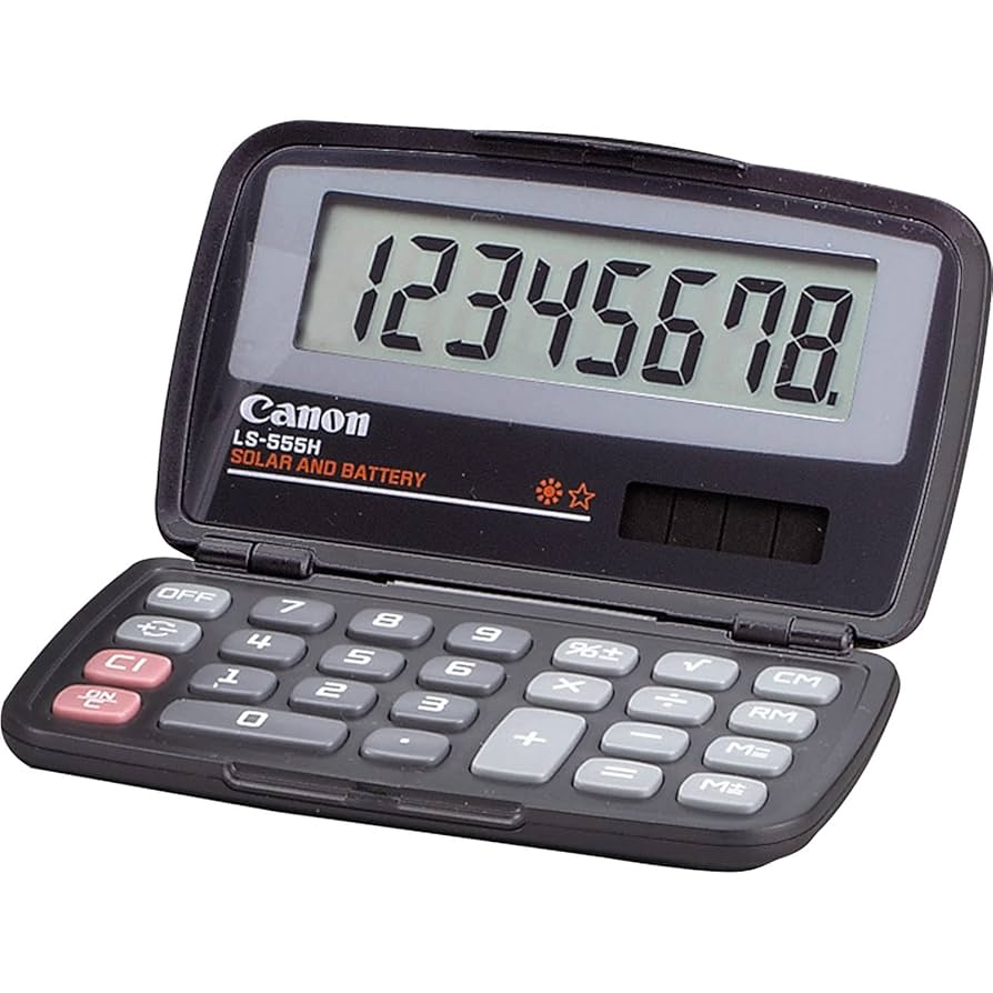 Canon LS-330H - Calculadora de bolsillo - 8 dígitos - panel solar, batería