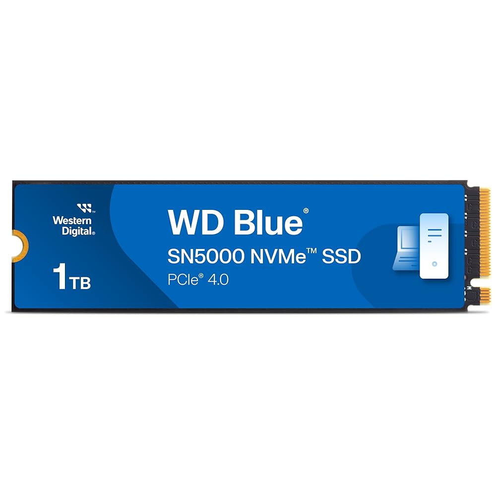Western Digital WD Blue SN5100 - Internal hard drive - 1 TB - M.2 - Solid state drive